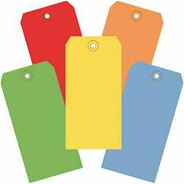 Officespace 4.75 x 2.38 in. Assorted Color 13 Point Shipping Tags -1000pk OF2536910